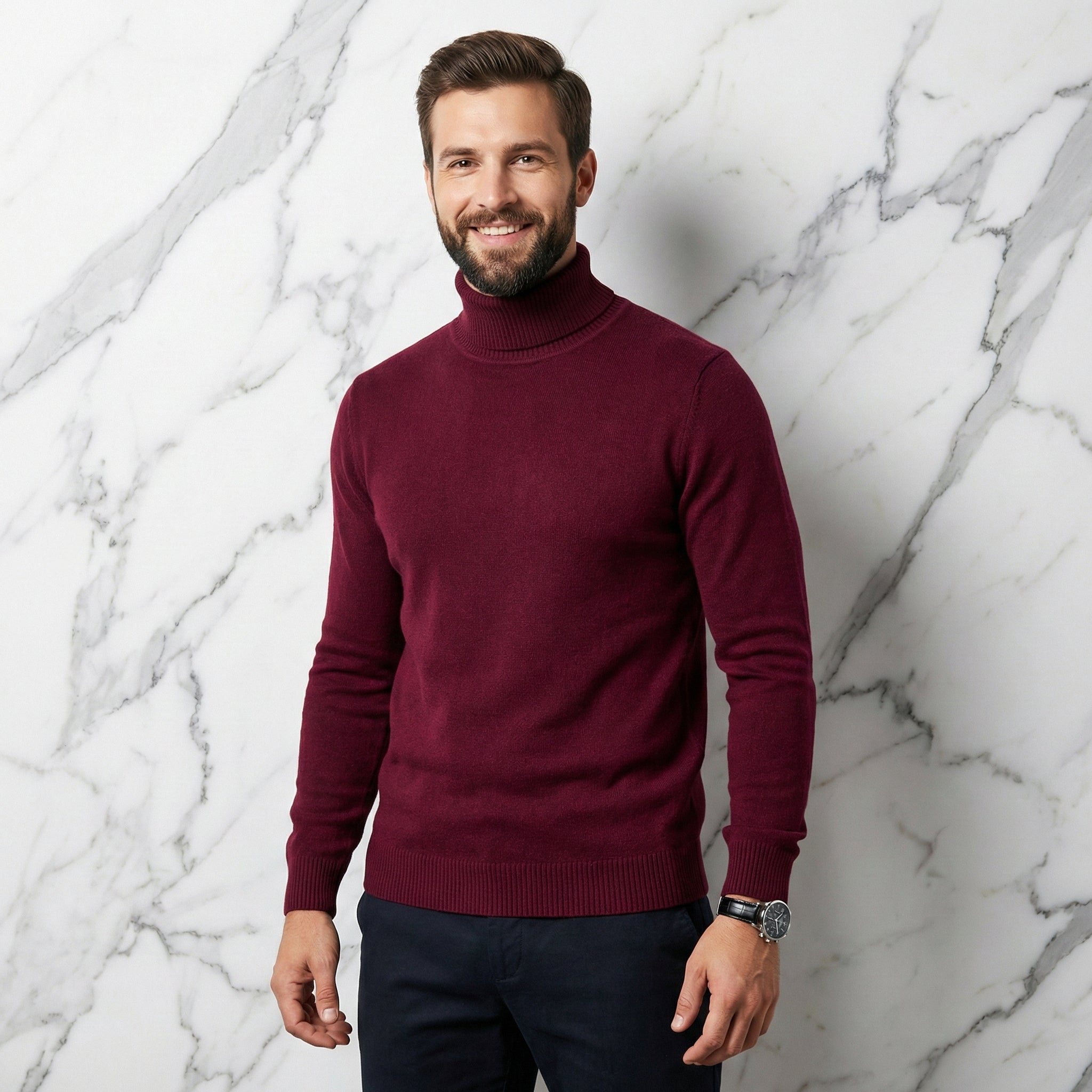 Monte Carlo | Jersey de cuello alto cashmere