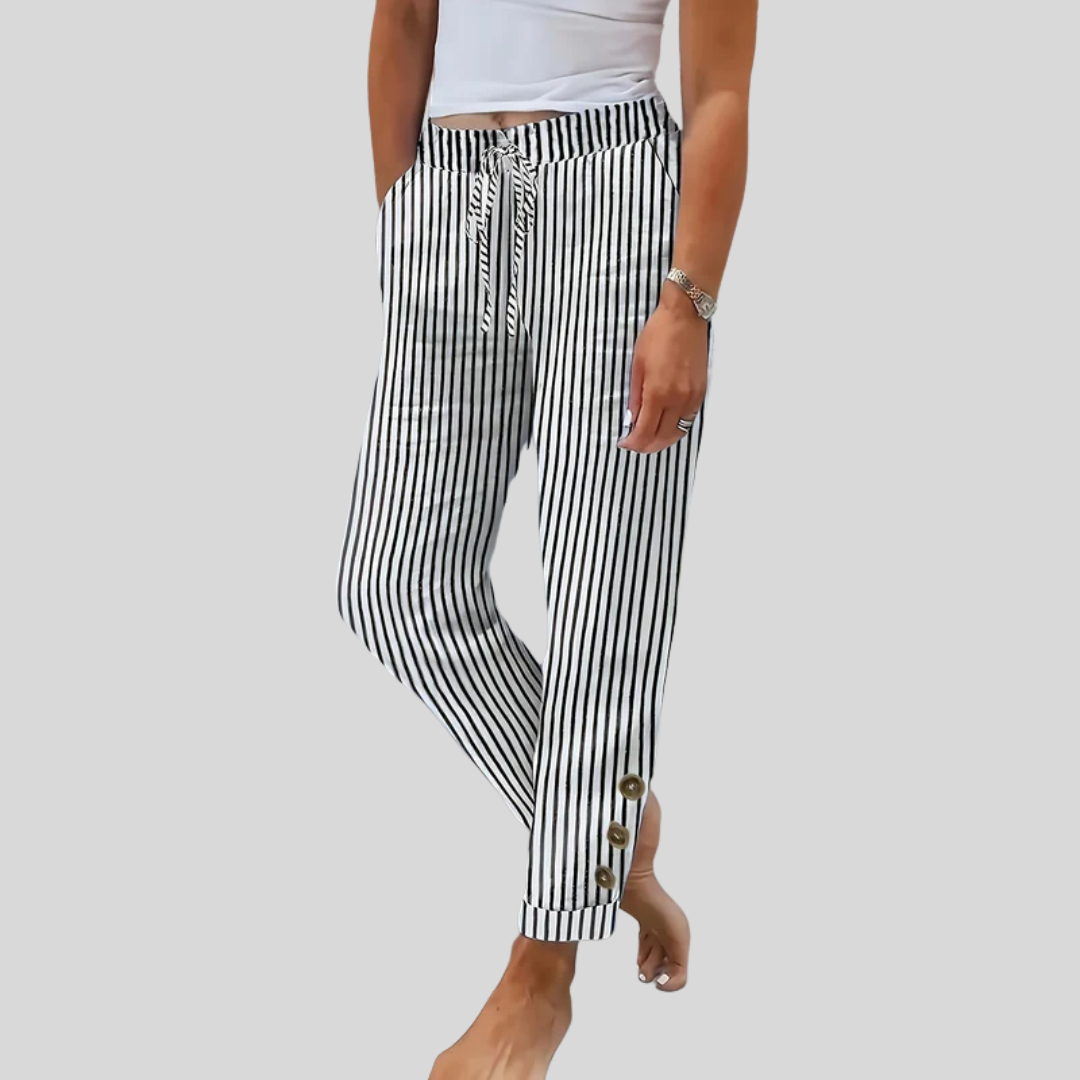 Raquelle | Pantalones informales a rayas