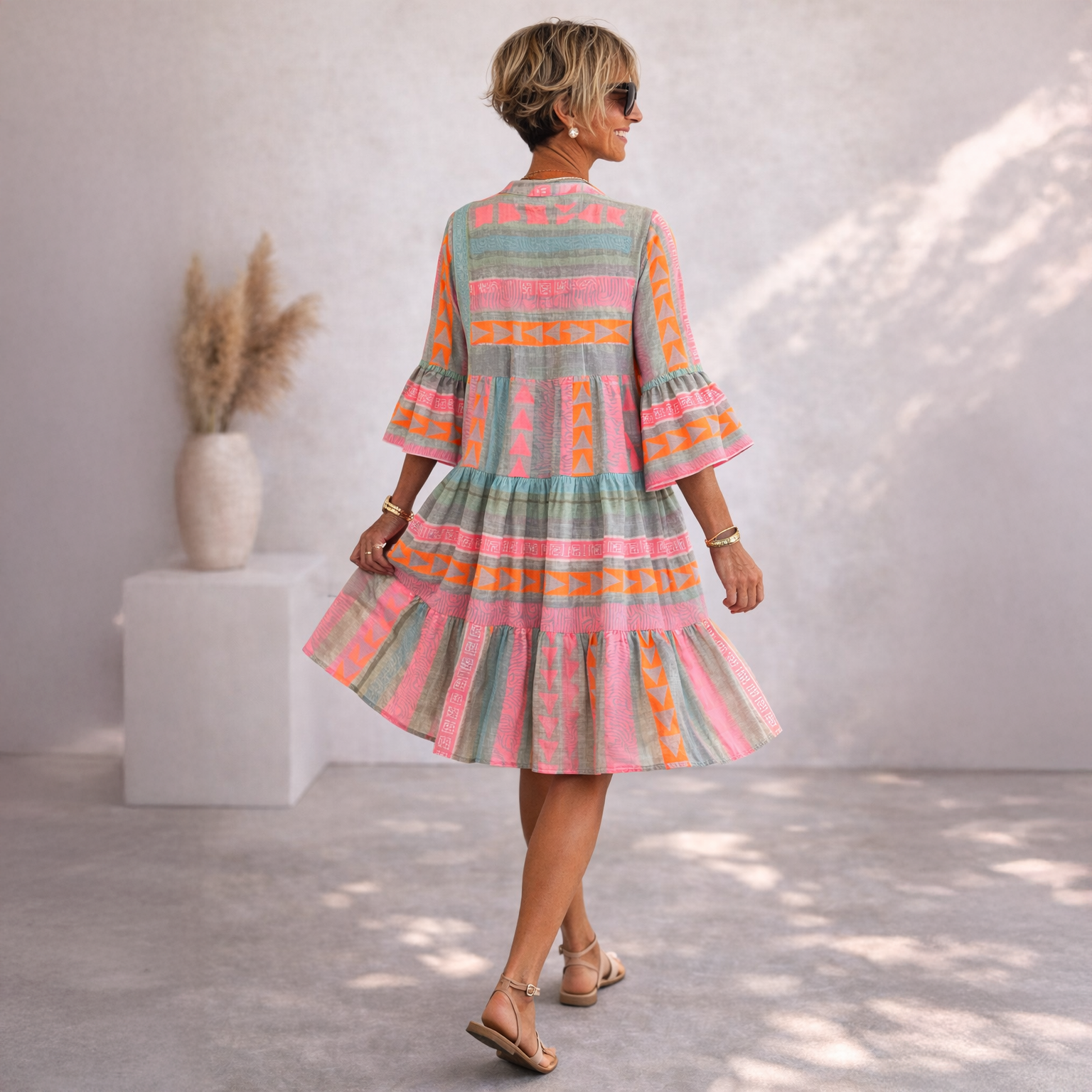Lucía | Vestido midi holgado
