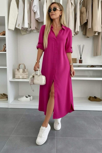 Sofía | Vestido camisero oversize