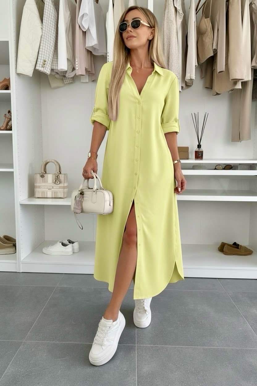 Sofía | Vestido camisero oversize