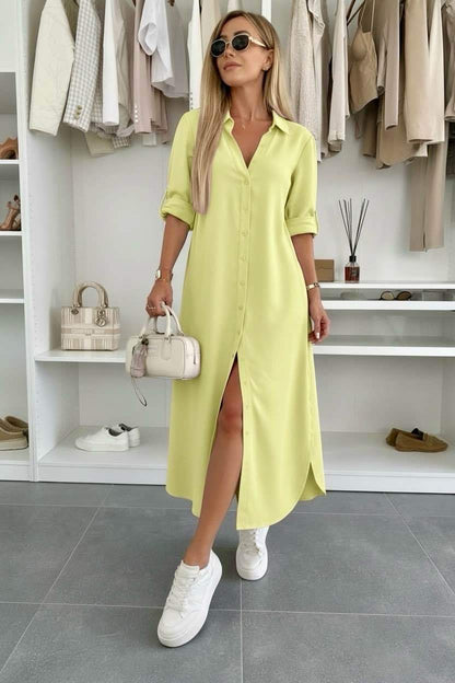 Sofía | Vestido camisero oversize