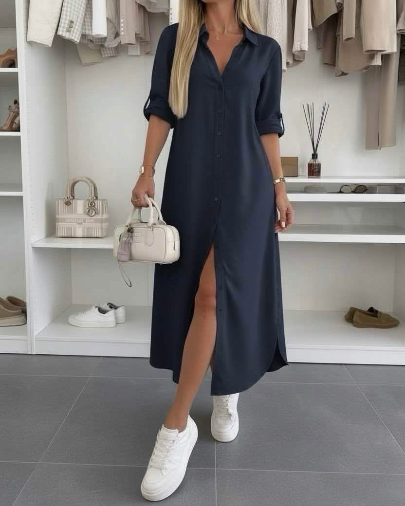 Sofía | Vestido camisero oversize