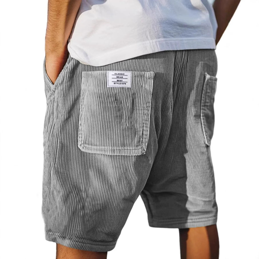 Xavier | Pantalones cortos de corte sastre con textura refinada