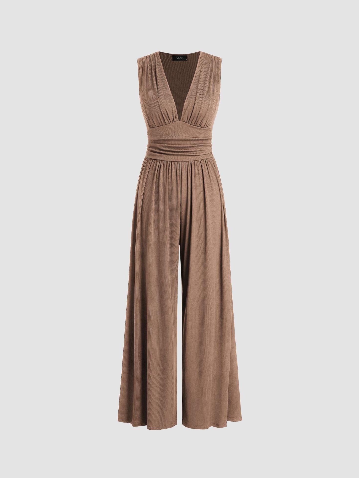 CHARITY – Mono elegante sin mangas y de corte ancho