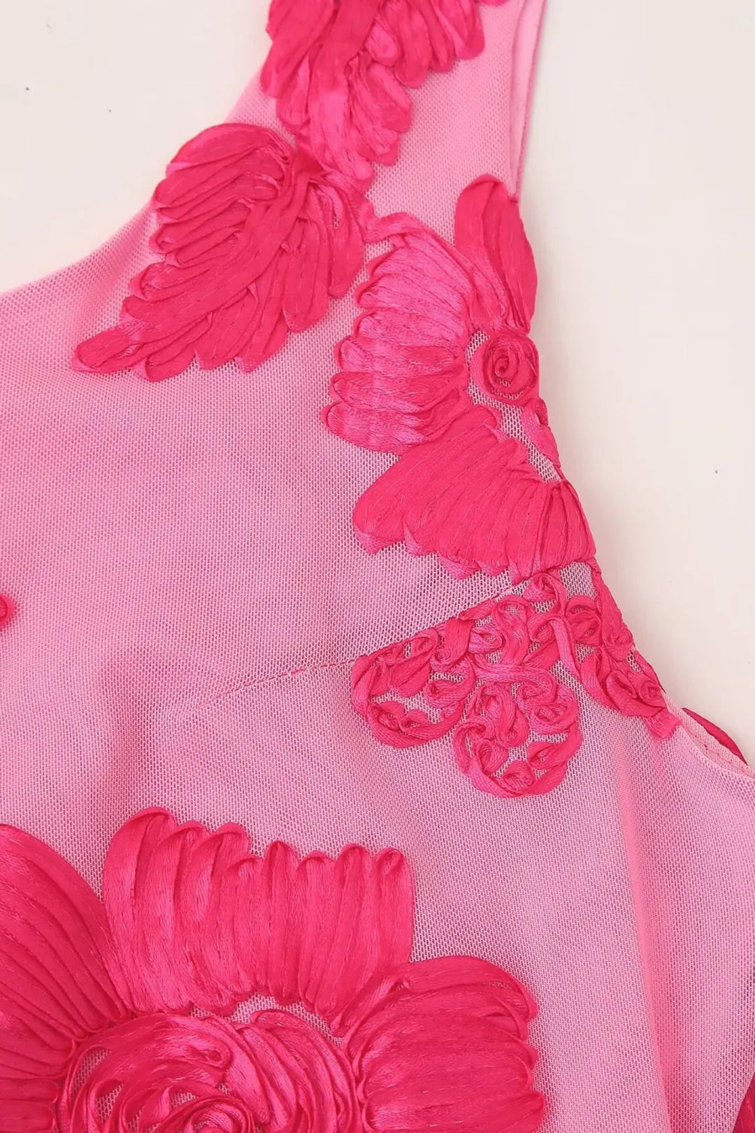 Diana | Vestido largo floral rosa