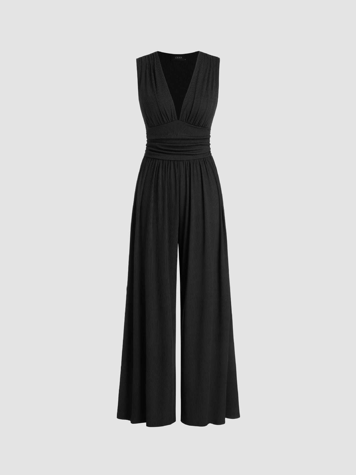 CHARITY – Mono elegante sin mangas y de corte ancho