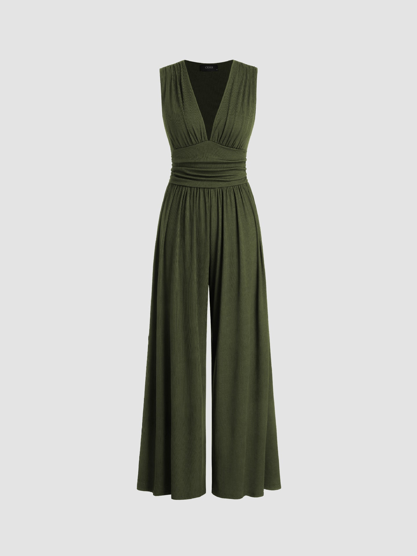 CHARITY – Mono elegante sin mangas y de corte ancho