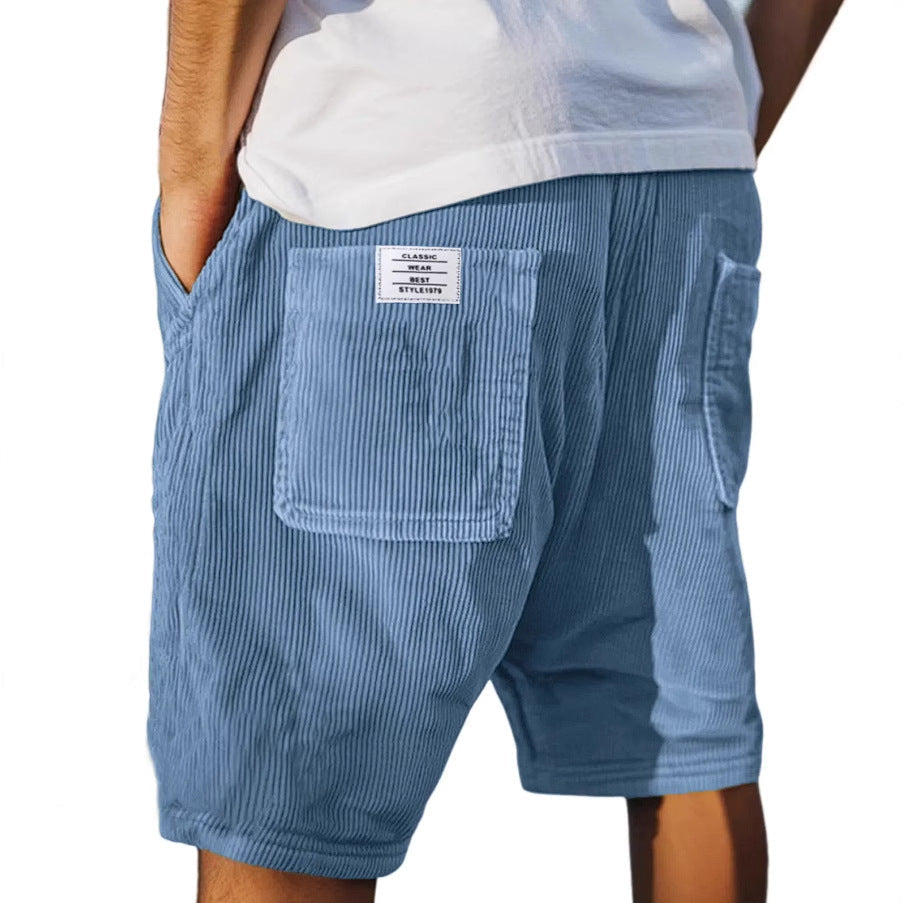 Xavier | Pantalones cortos de corte sastre con textura refinada