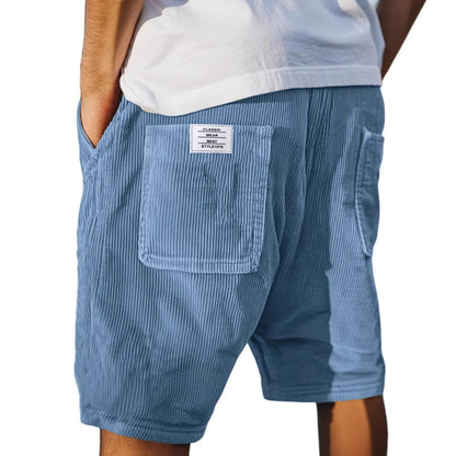 Xavier | Pantalones cortos de corte sastre con textura refinada