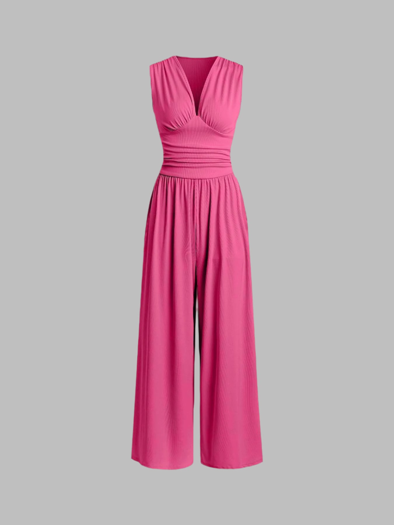 CHARITY – Mono elegante sin mangas y de corte ancho