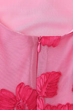 Diana | Vestido largo floral rosa