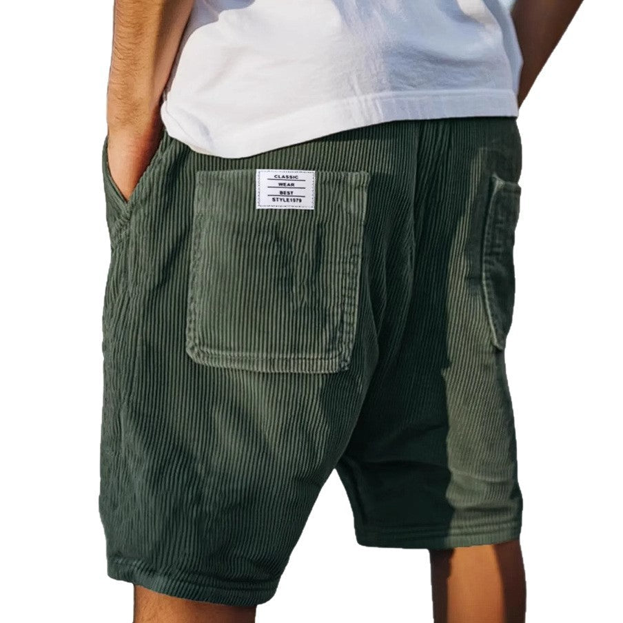 Xavier | Pantalones cortos de corte sastre con textura refinada