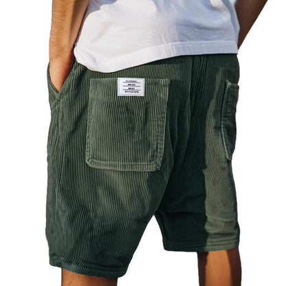 Xavier | Pantalones cortos de corte sastre con textura refinada