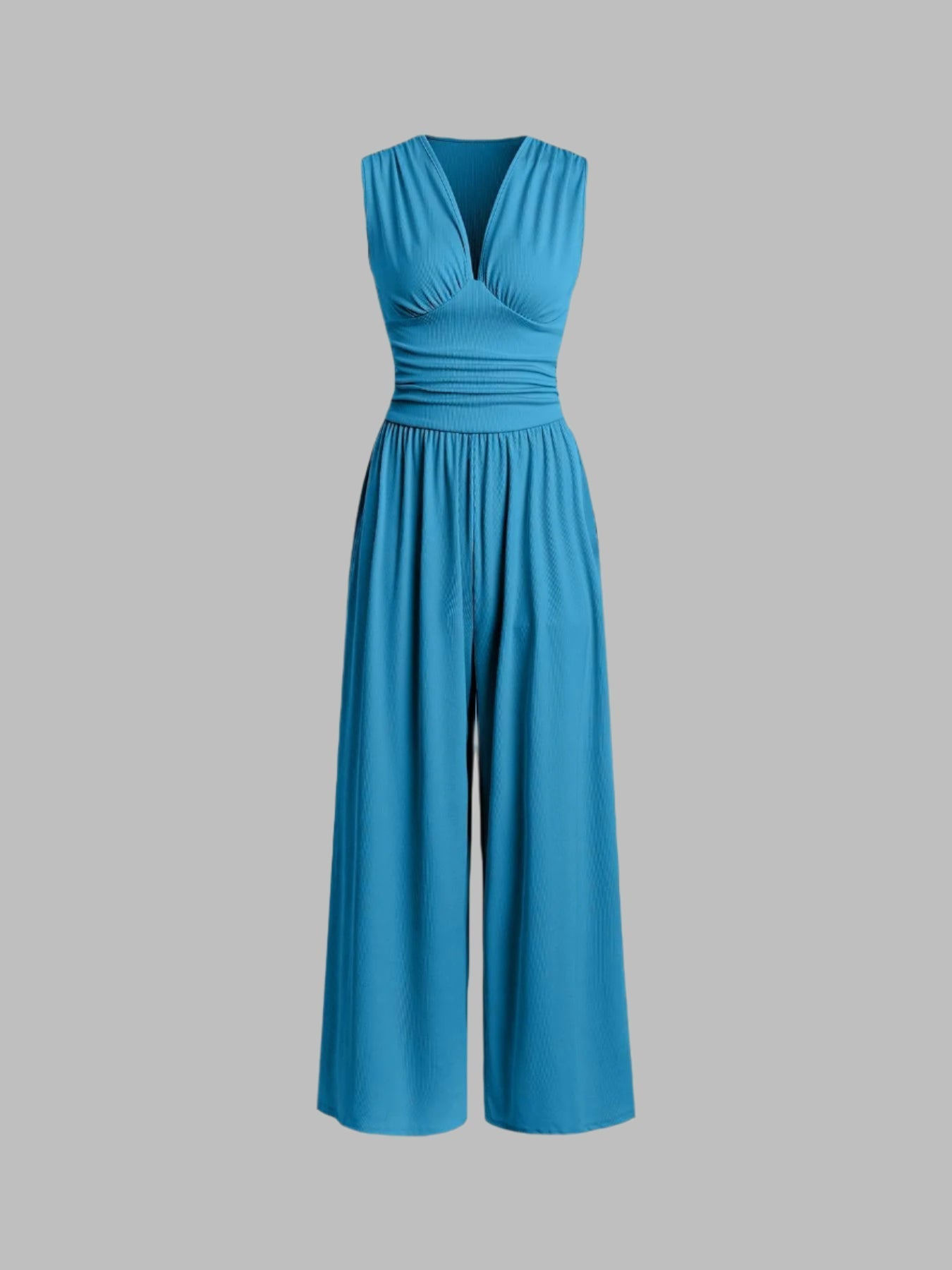 CHARITY – Mono elegante sin mangas y de corte ancho
