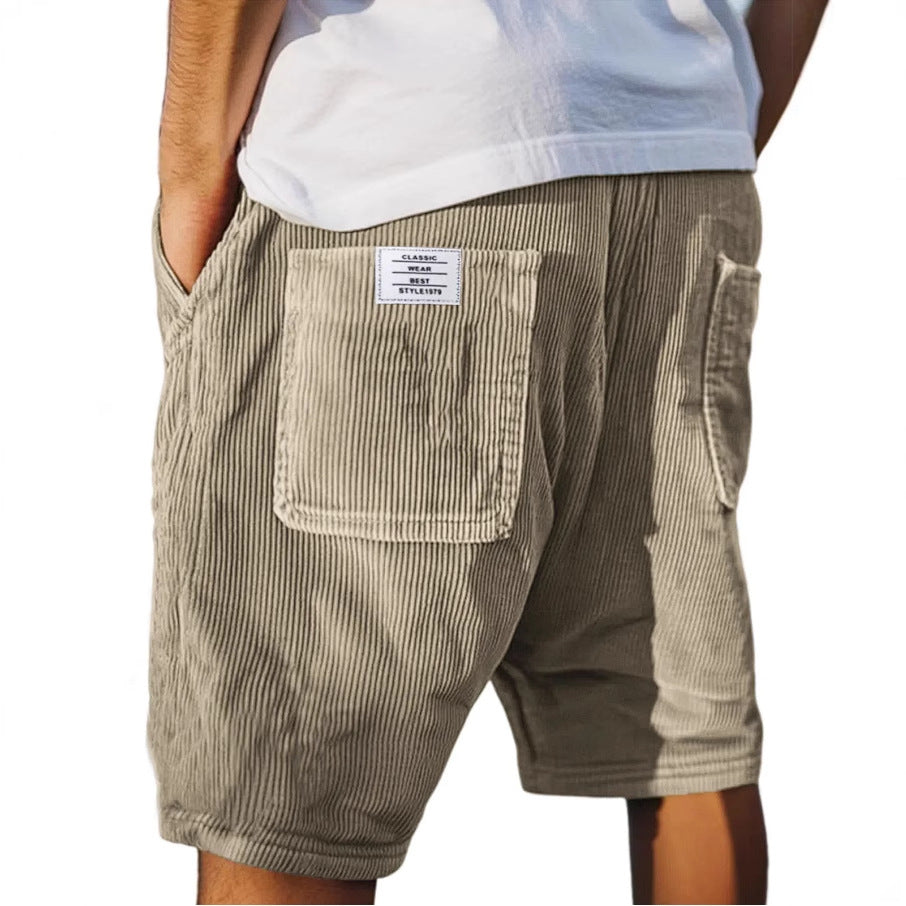 Xavier | Pantalones cortos de corte sastre con textura refinada