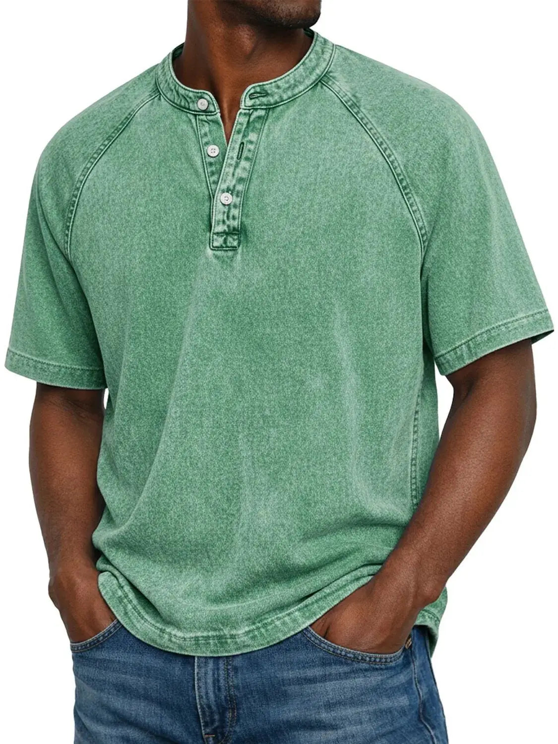 Mario | Camisa vintage de hombre con botones