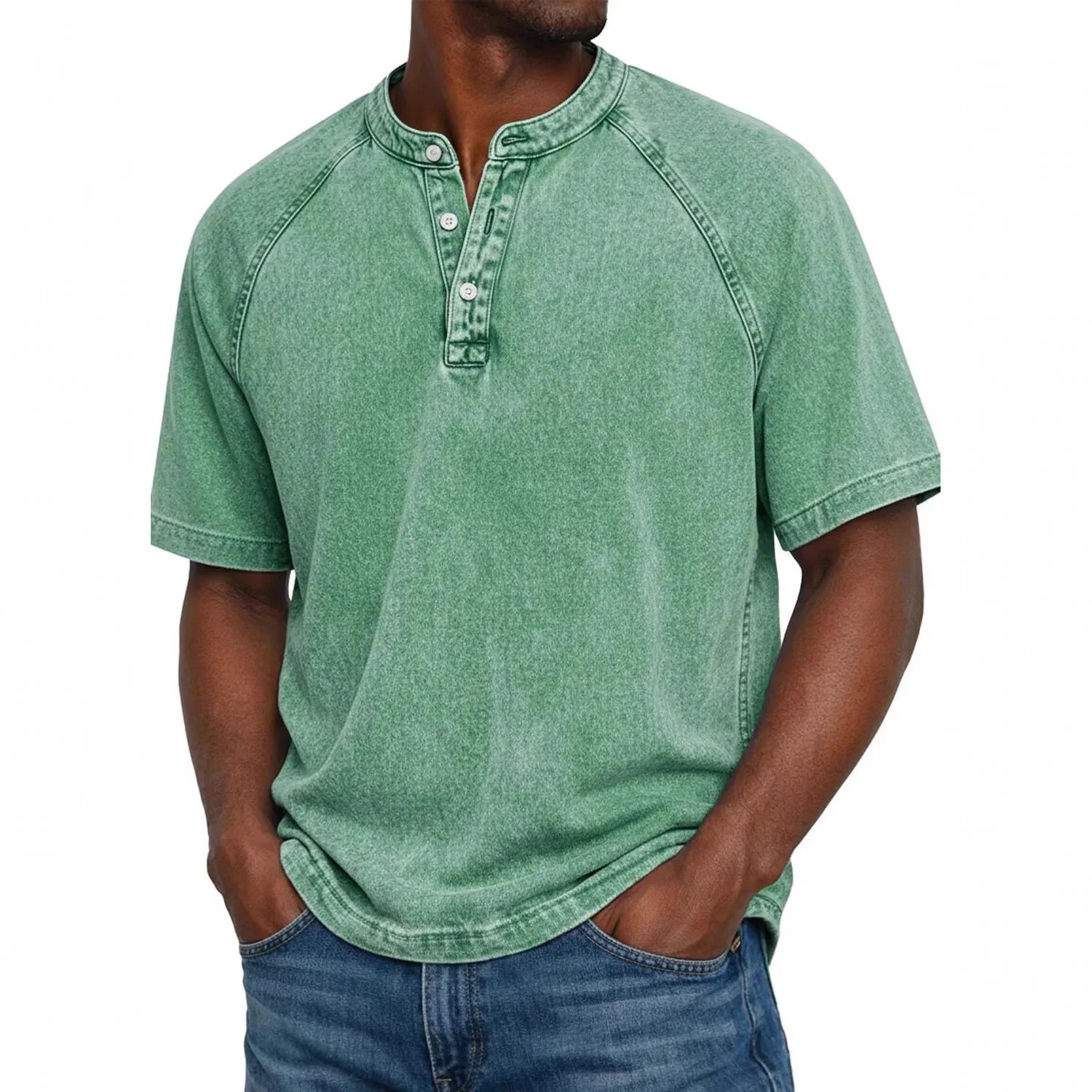 Mario | Camisa vintage de hombre con botones