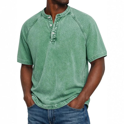 Mario | Camisa vintage de hombre con botones