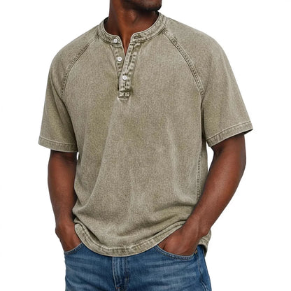 Mario | Camisa vintage de hombre con botones