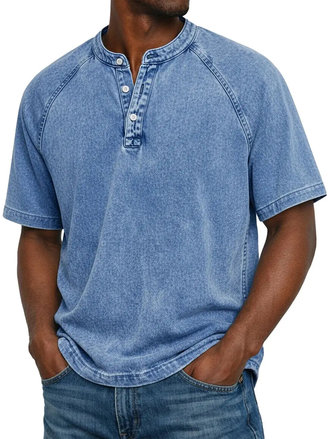 Mario | Camisa vintage de hombre con botones
