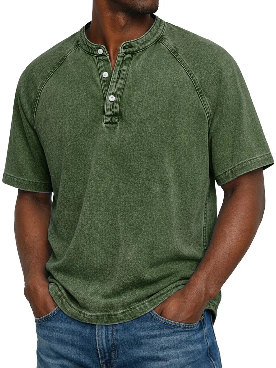 Mario | Camisa vintage de hombre con botones