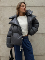 Gemma | Chaqueta acolchada oversize de doble capa