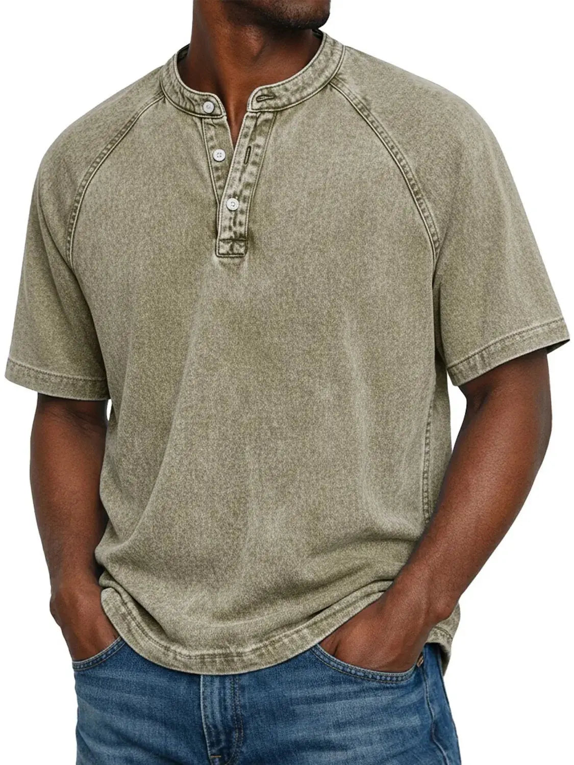 Mario | Camisa vintage de hombre con botones