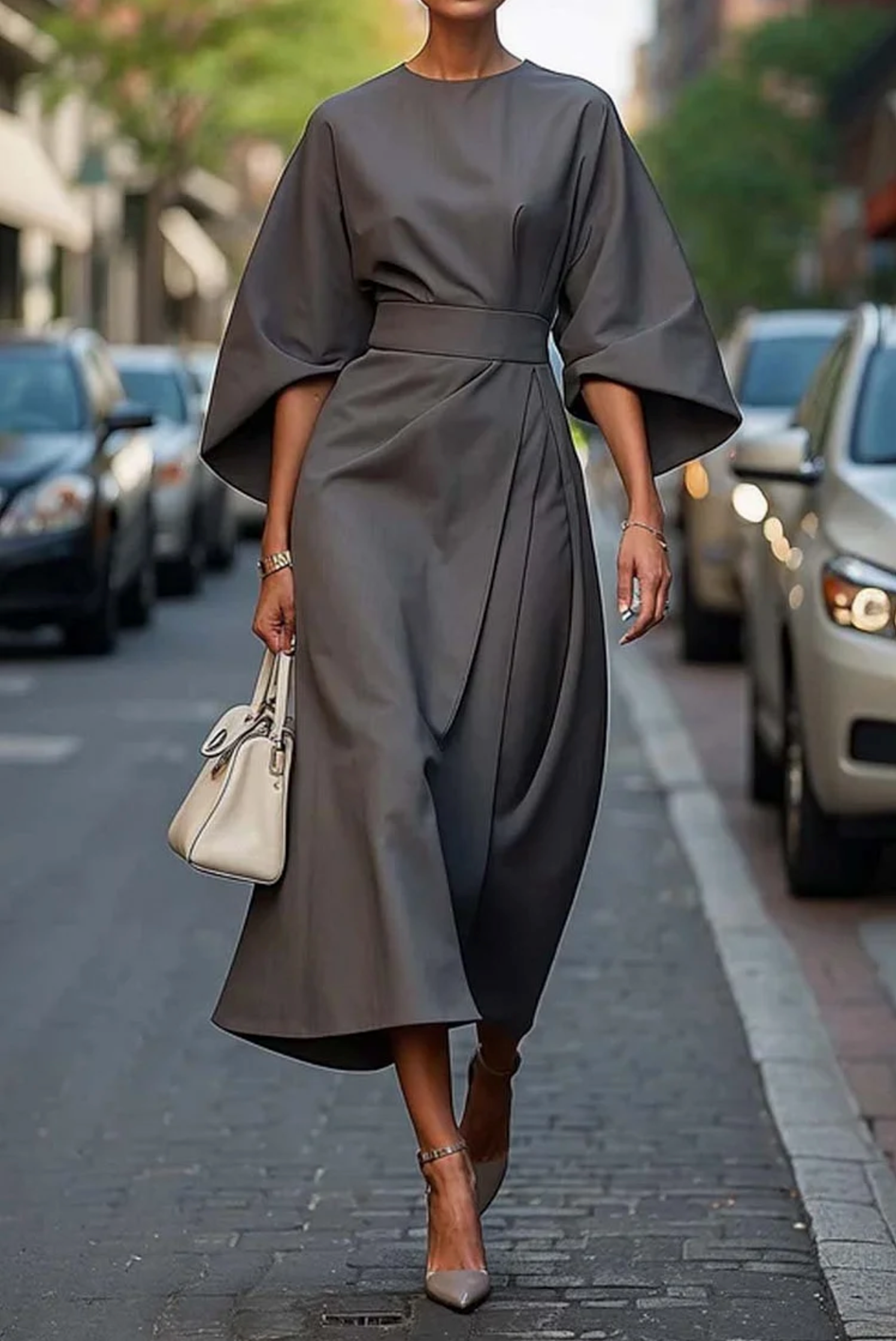 Maya™ | Elegante vestido con mangas acampanadas