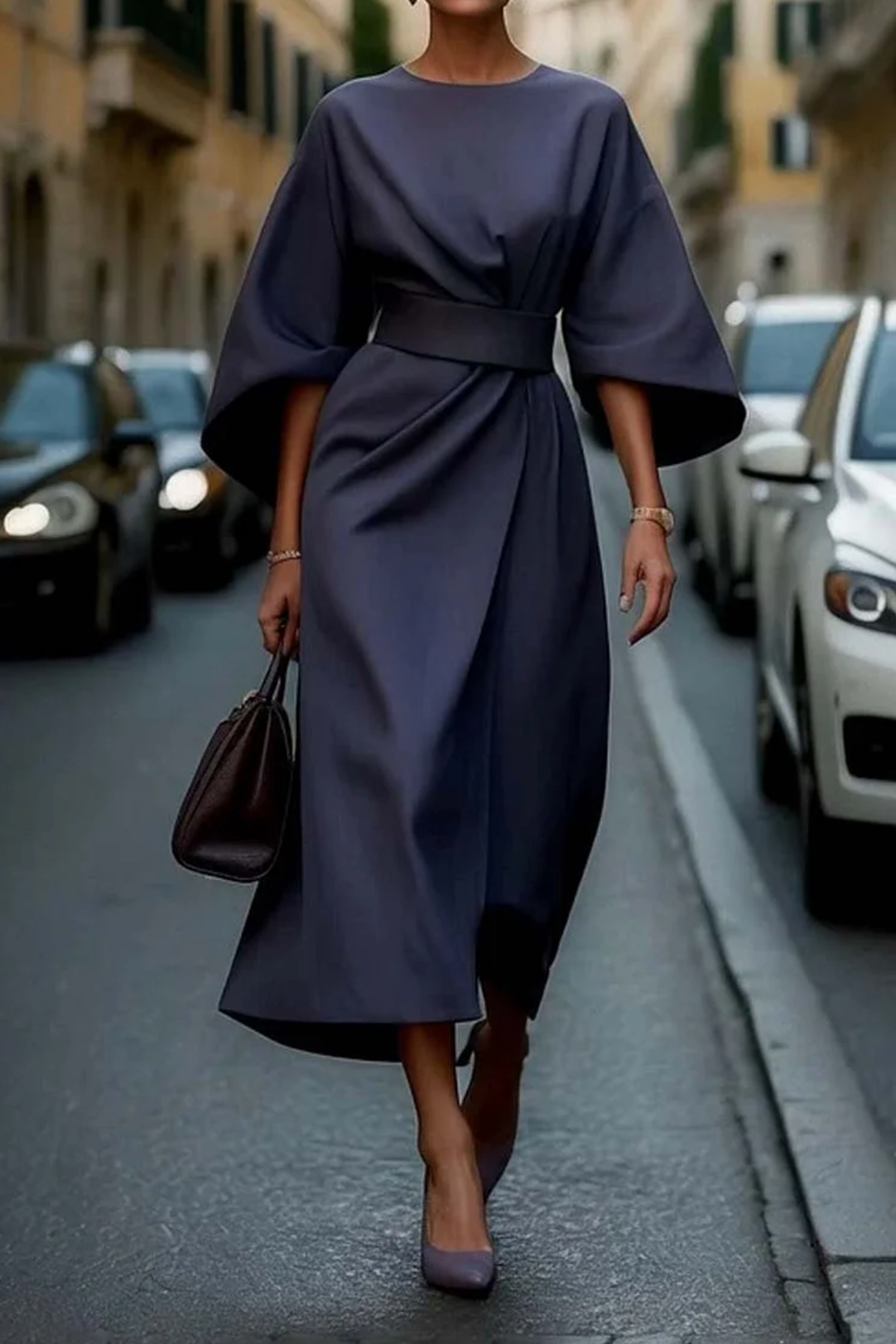 Maya™ | Elegante vestido con mangas acampanadas