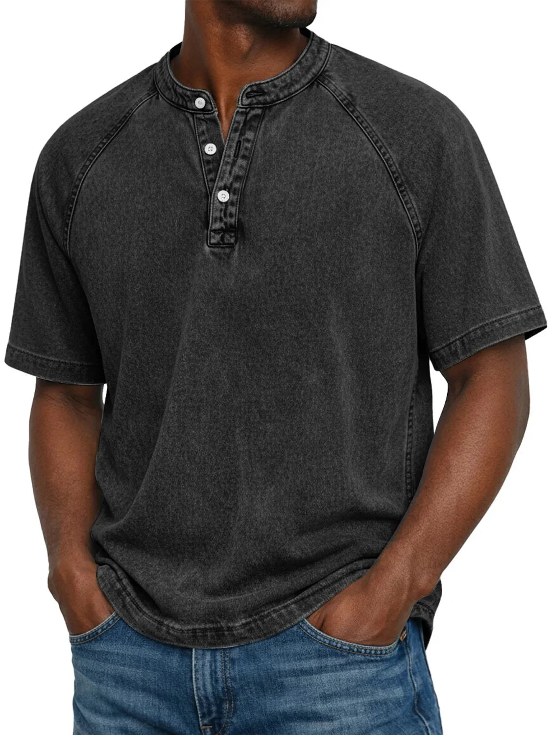 Mario | Camisa vintage de hombre con botones