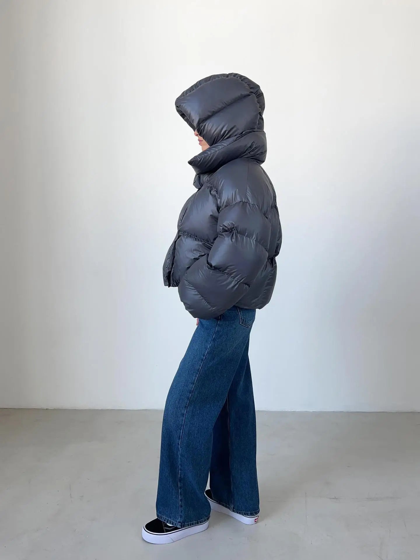 Gemma | Chaqueta acolchada oversize de doble capa