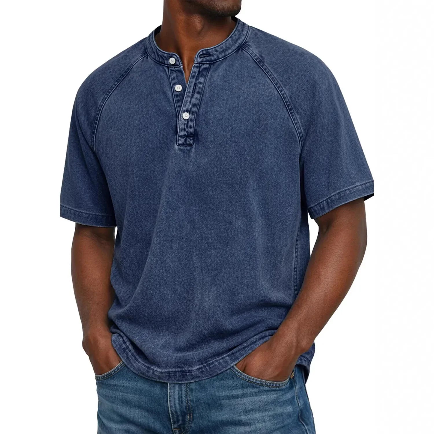 Mario | Camisa vintage de hombre con botones