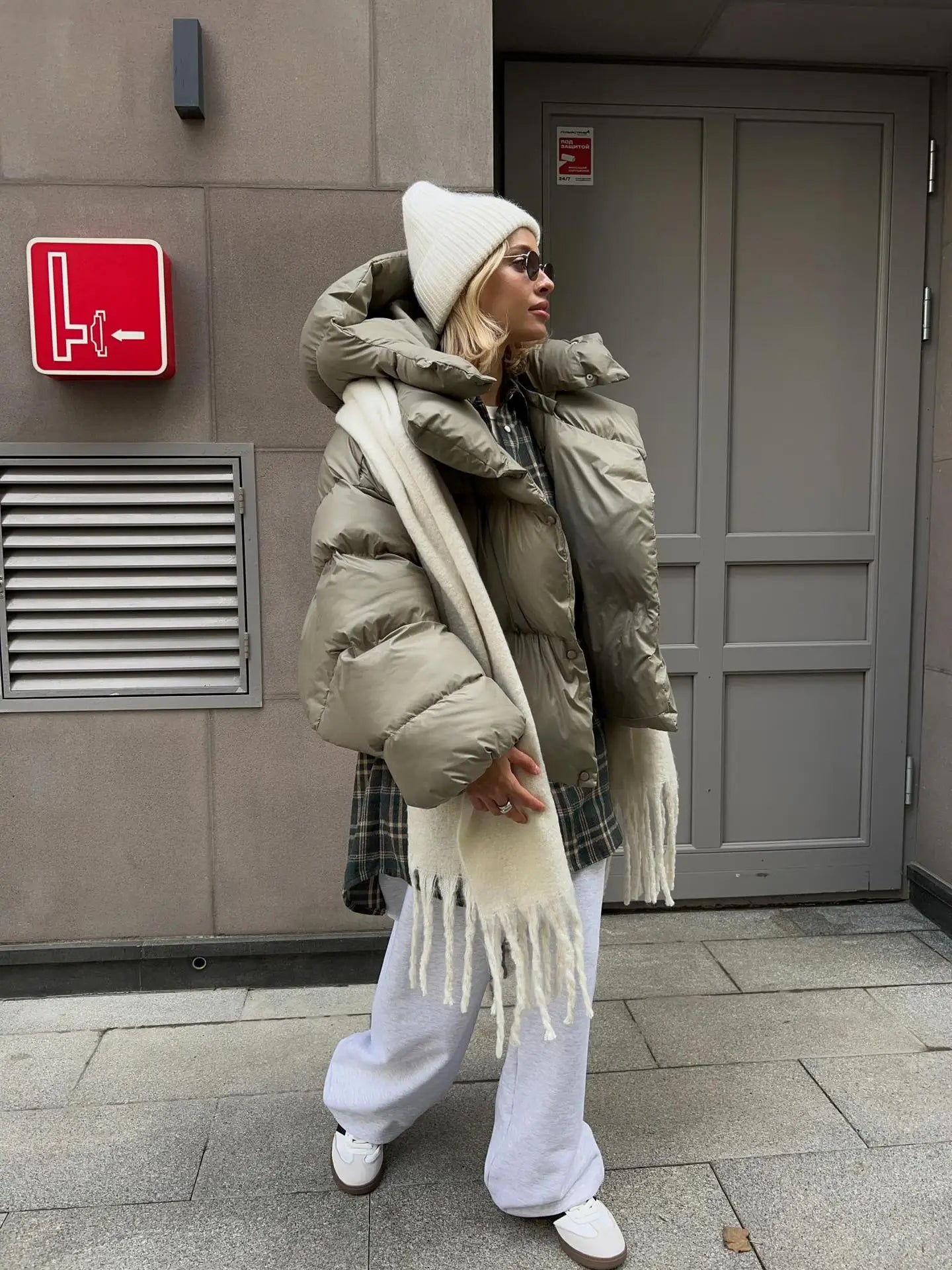 Gemma | Chaqueta acolchada oversize de doble capa