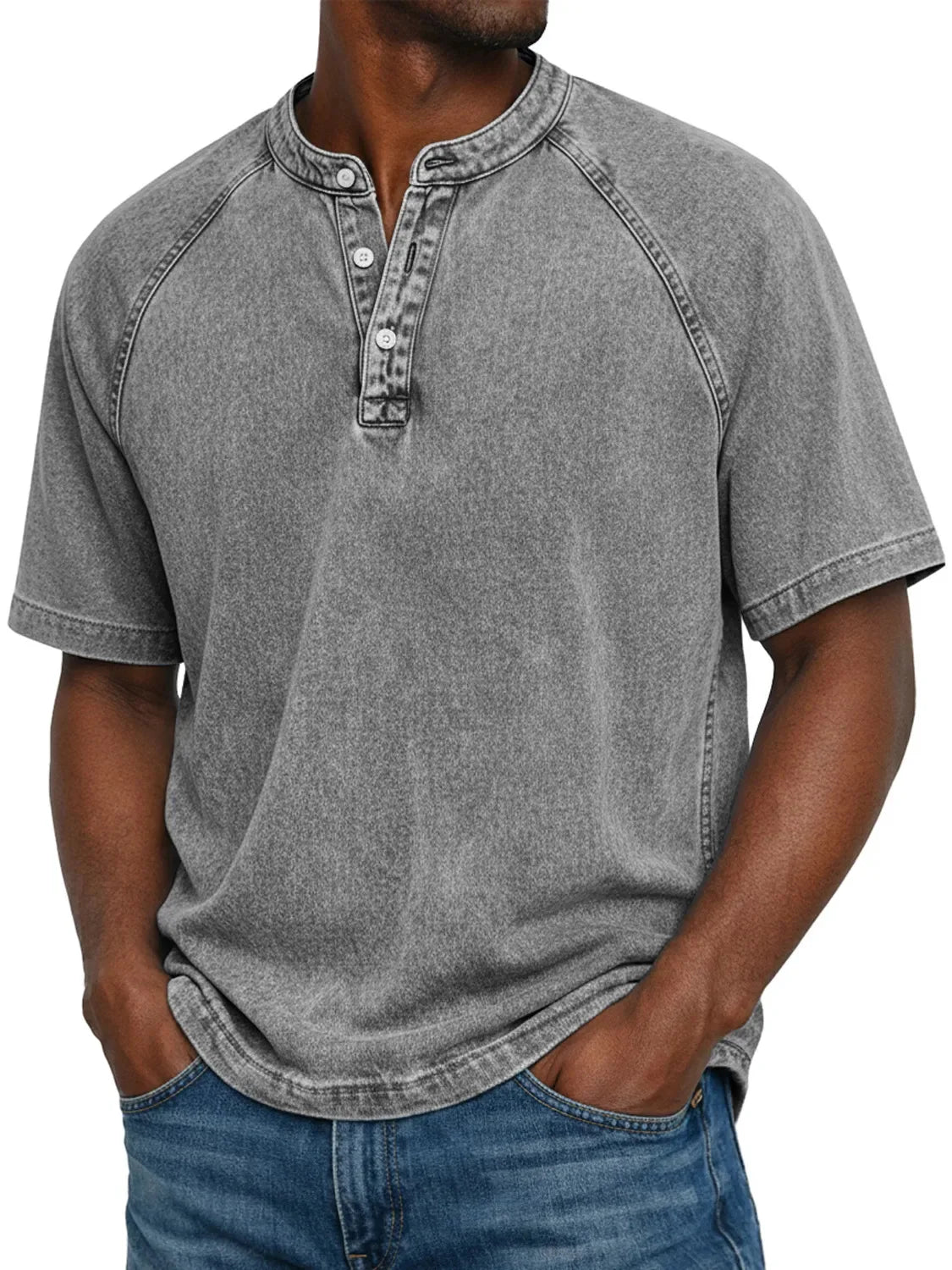 Mario | Camisa vintage de hombre con botones