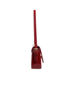 Exclusive | Bolso baguette rojo para mujer compacta con estilo moderno