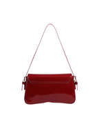 Exclusive | Bolso baguette rojo para mujer compacta con estilo moderno