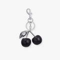 Cherry | Llavero color negro ciruelas