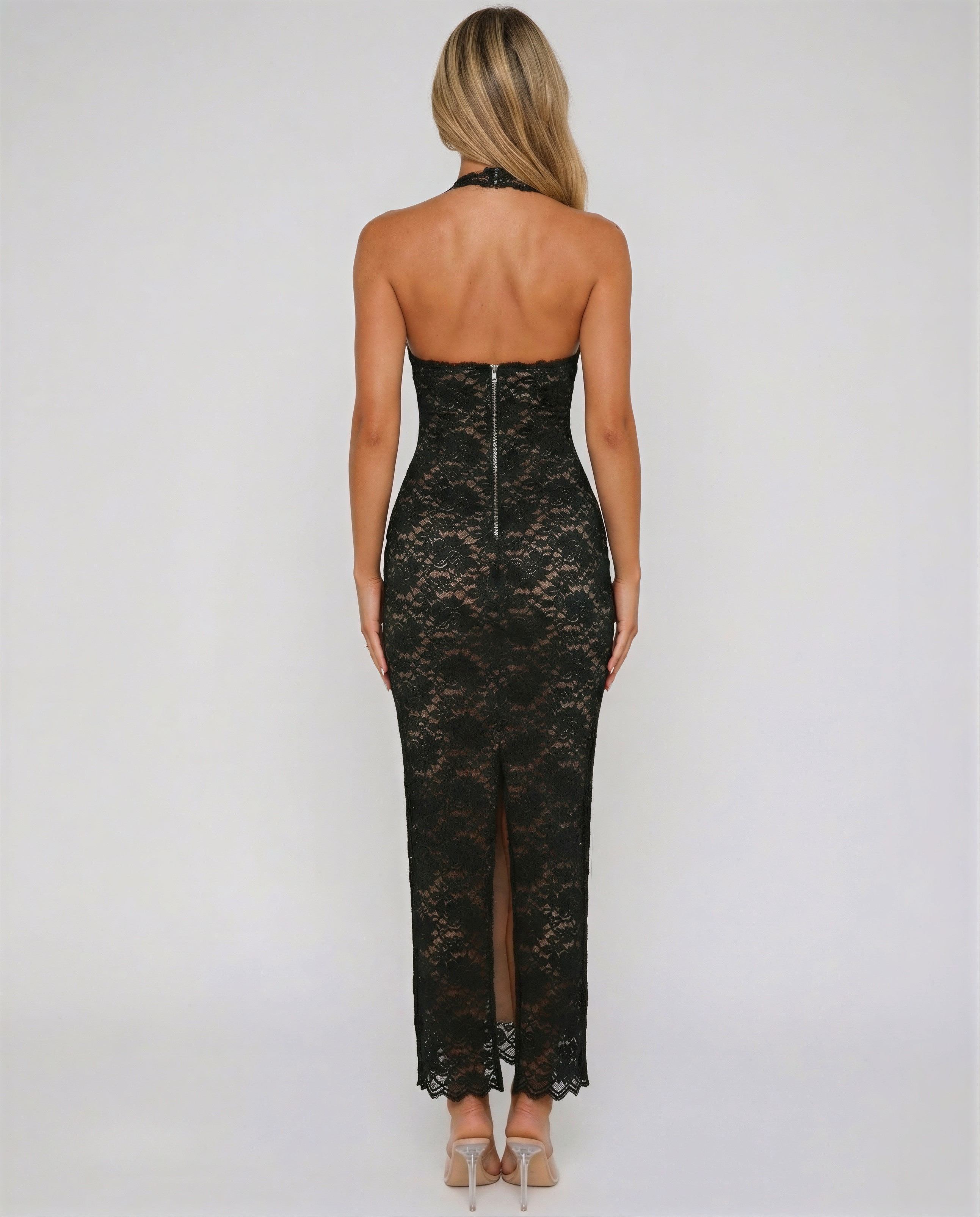 Débora | Vestido largo de encaje
