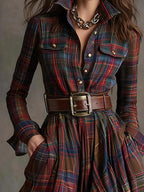 Scarlett™ | Vestido camisero con cinturón
