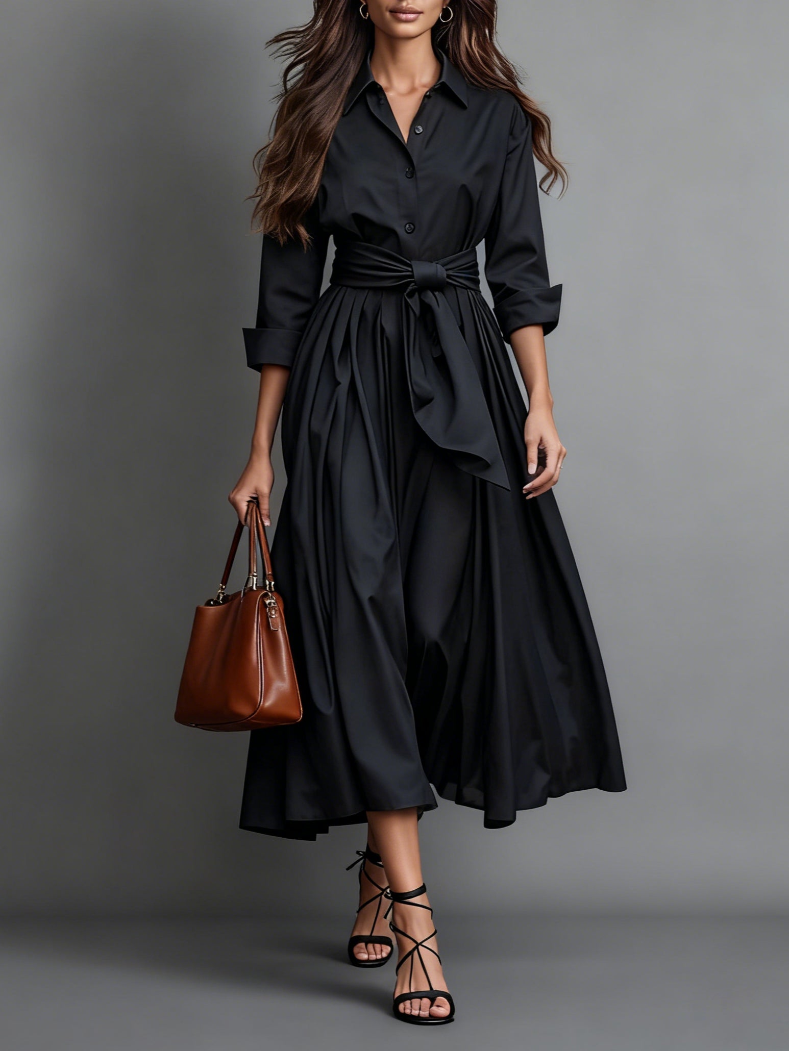 Marise™ | Elegante vestido largo con detalle de lazo