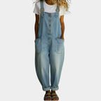 Mae™ | Peto vintage de algodón suave con efecto denim