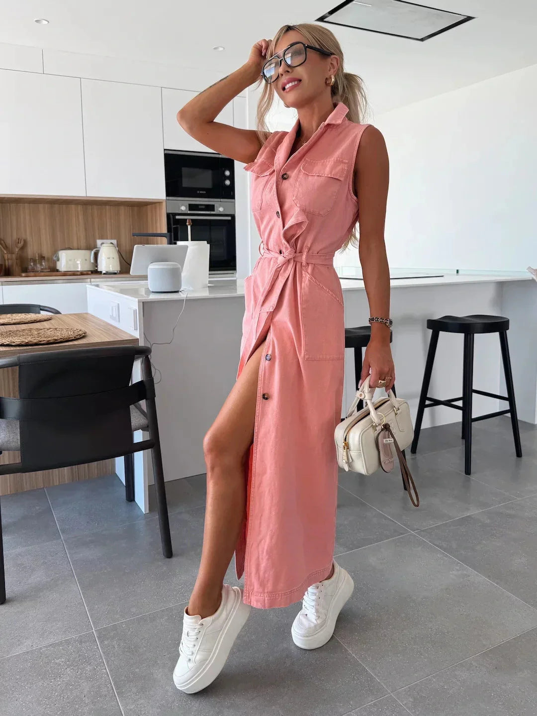Giorgia | Vestido largo de denim