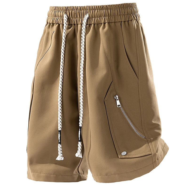 Short Deportivo Cargo con Bolsillos Zip