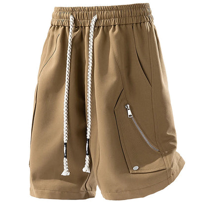 Short Deportivo Cargo con Bolsillos Zip