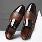 Durán | Mocasín con cremallera y doble textura