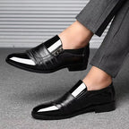Durán | Mocasín con cremallera y doble textura