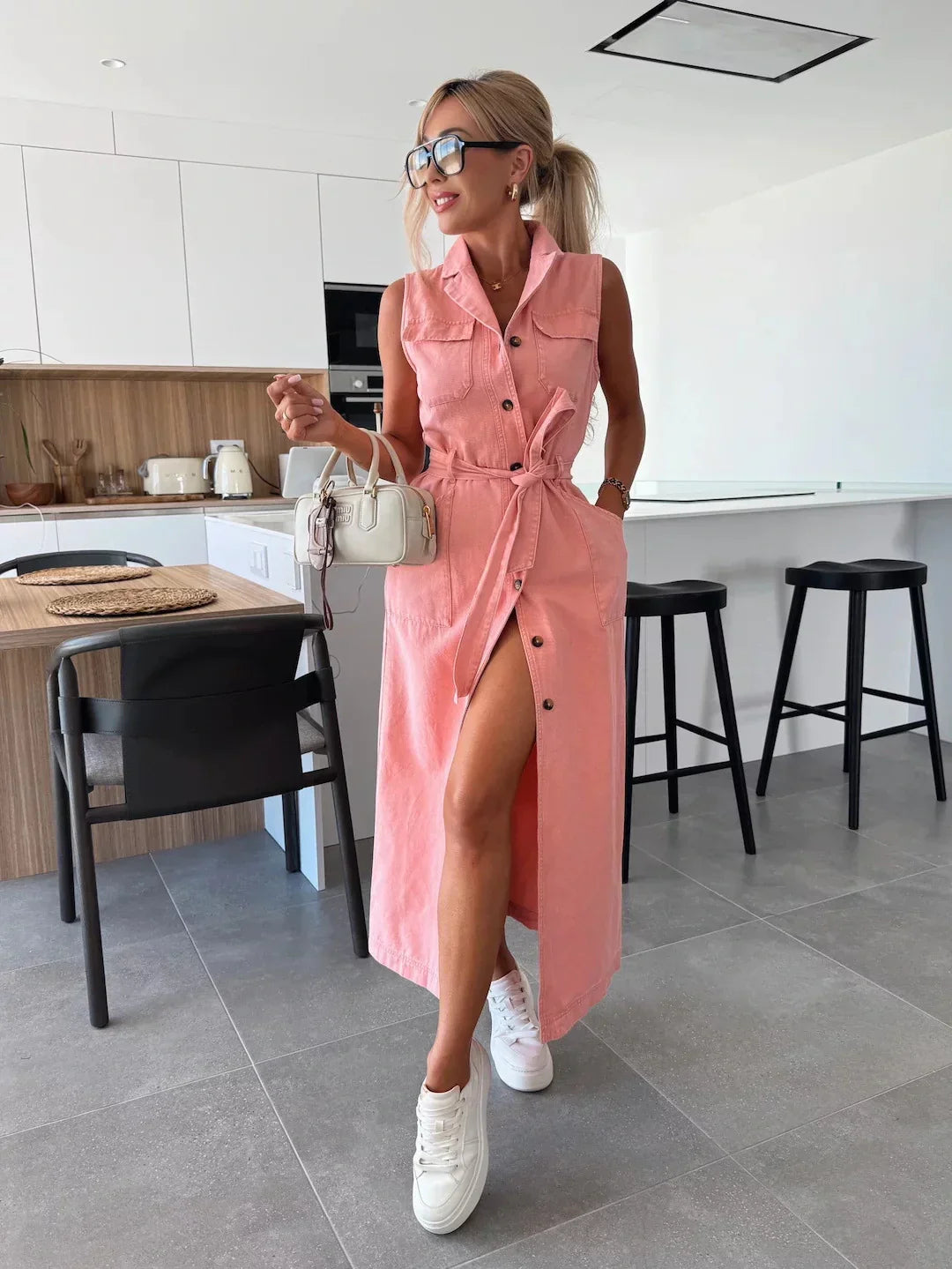 Giorgia | Vestido largo de denim