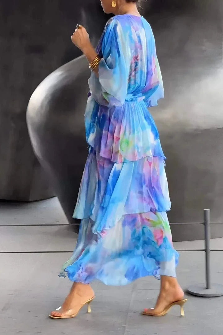Cassia | Elegante vestido de gasa