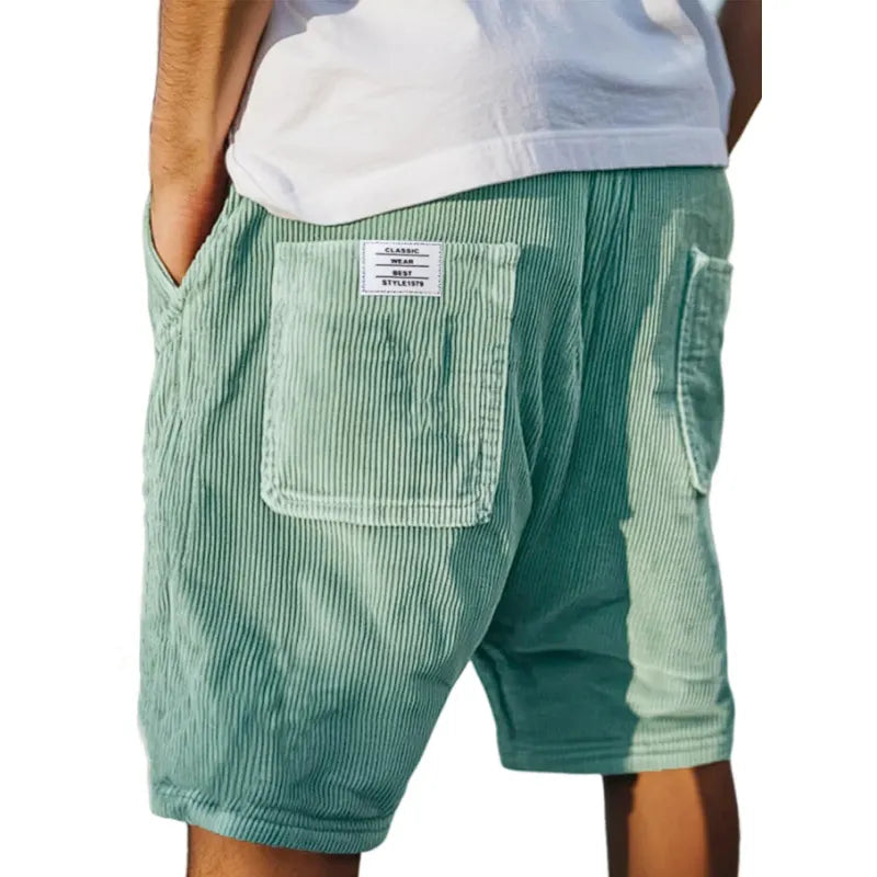Xavier | Pantalones cortos de corte sastre con textura refinada